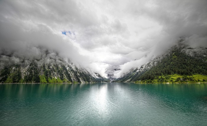 Zillertal bei Regen